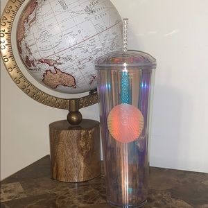 {SOLD} Starbucks iridescent dome tumbler